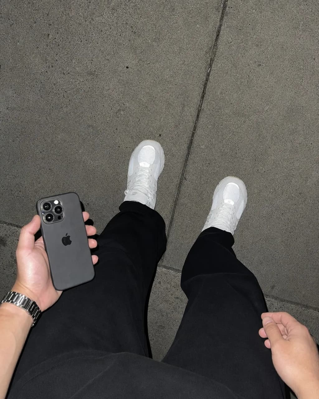 High-angle POV