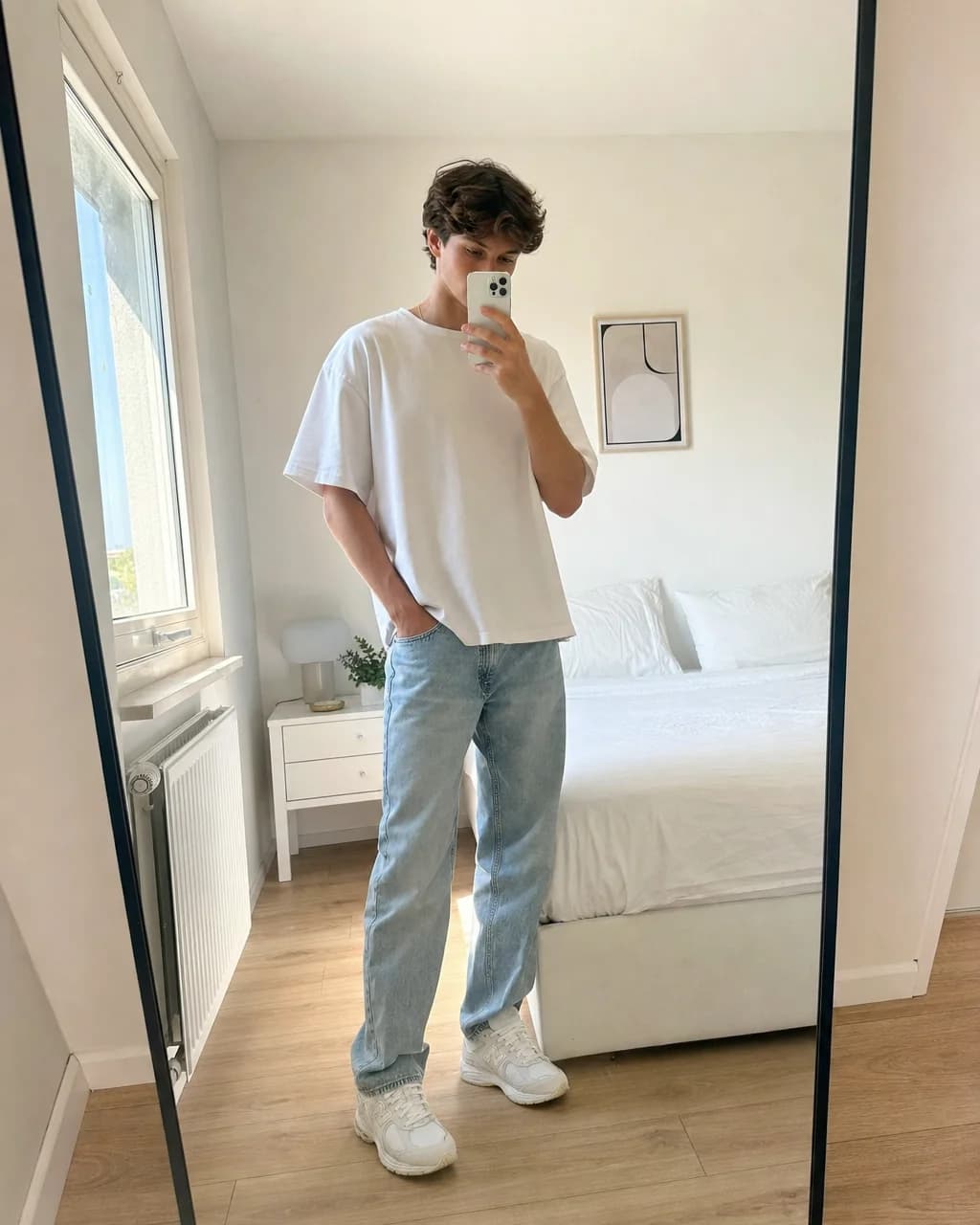 Mirror selfie · bedroom